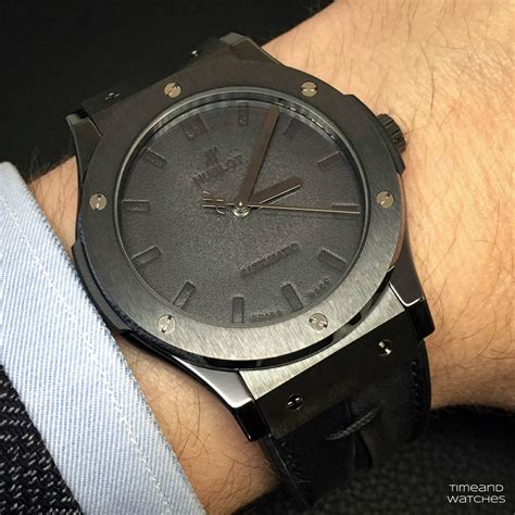 hublot classic fusion berluti all black|Hublot Classic Fusion Berluti All Black & Scritto.